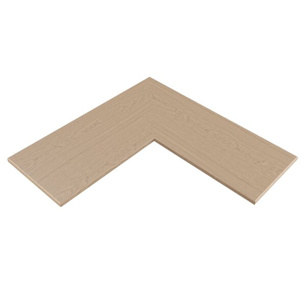 Designs Of Distinction 12" X 30" X 30" Flat Furniture Grade Corner Shelf - Cherry 01MSH123030CH1 - main